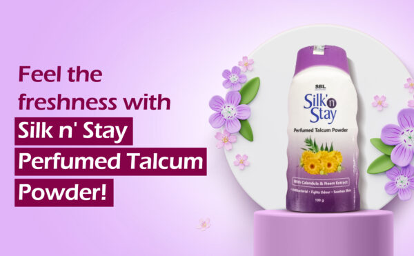 Silk n Stay Talcum Powder - Image 3