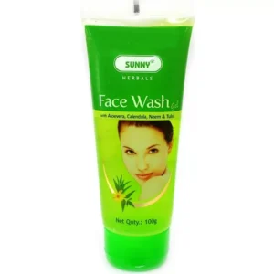 Bakson Sunny Face Wash with Aloe Vera, Calendula, Neem and Tulsi (110g)