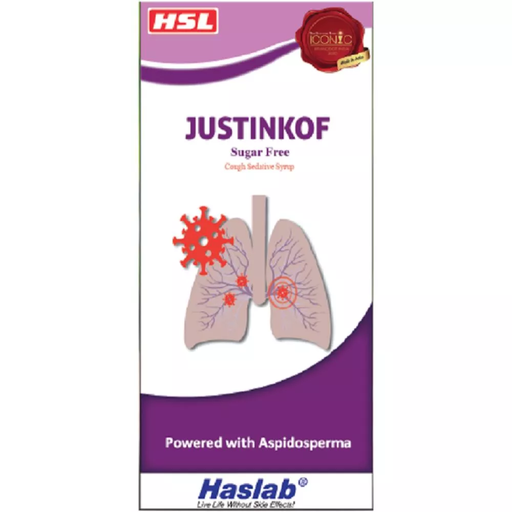 Haslab Justinkof SF Cough Syrup (115ml)