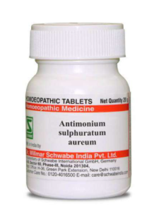 Antimonium sulphuratum aureum LATT