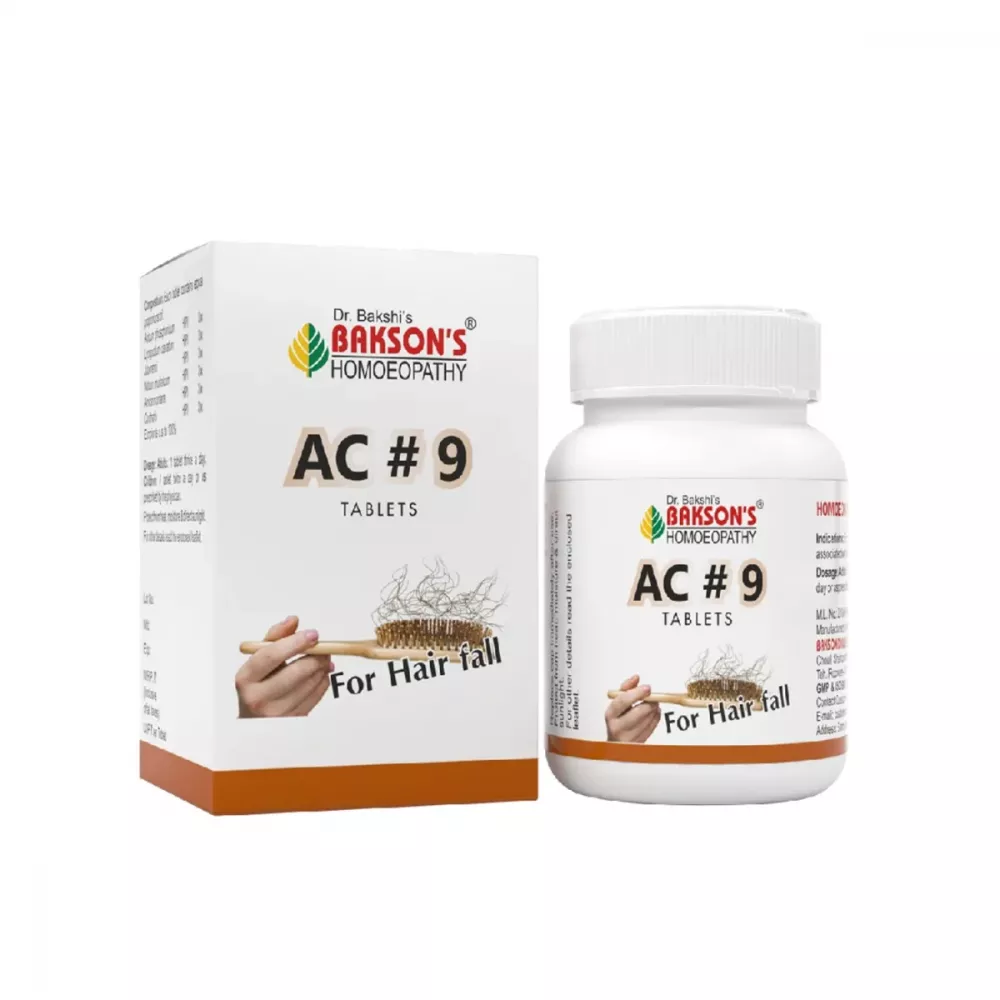 Bakson AC 9 Tablets (Hair Falling) (75tab)